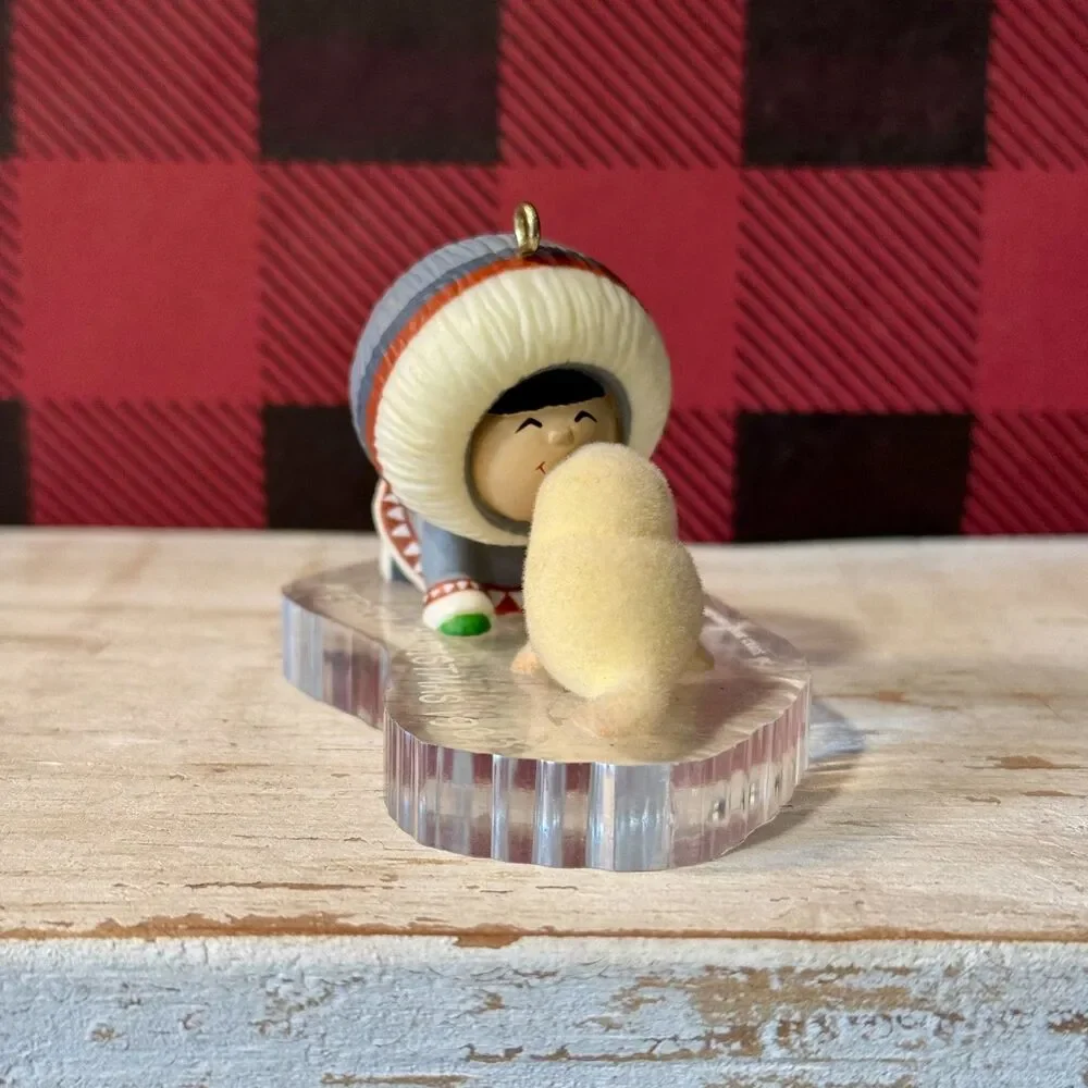 Hallmark christmas ornament tag